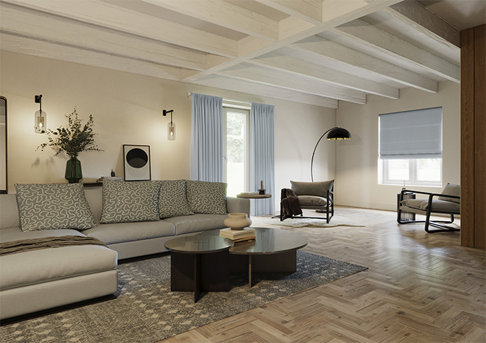 Norleigh, Sky - Made to Measure Curtains - Image 7